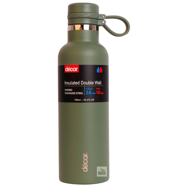 Decor Insulated Double Wall Hydro Stainless Steel Bottle 750mL (PURPLE)