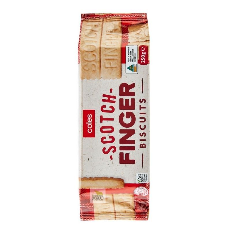 [Expiry: 06/08/2026] Coles Scotch Finger Biscuits 250g