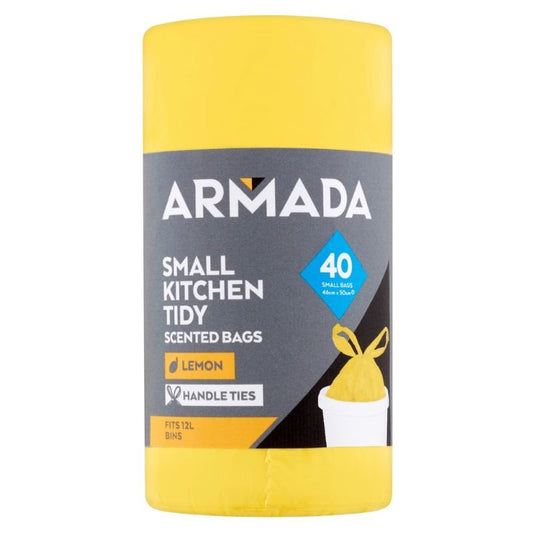Armada Small Kitchen Tidy Bag Lavender Scented 40 pack