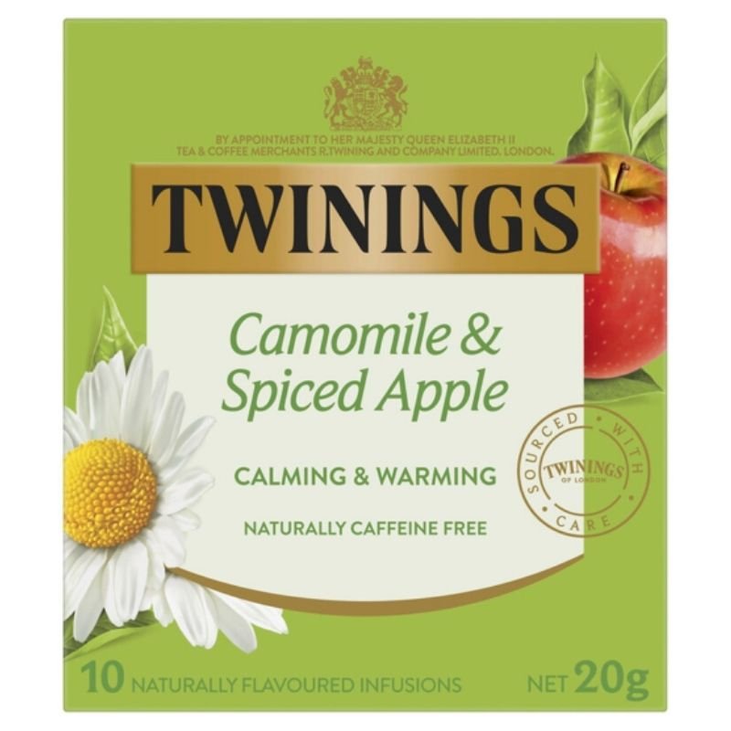 [Expiry: 04/09/2028]  Twinings Infused Camomile & Spiced Apple Tea Bags 10 pack