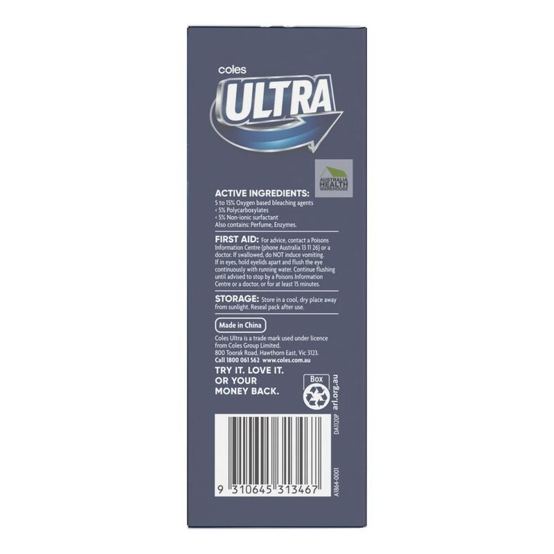 Coles Ultra Advanced Dishwasher 40 Tablets