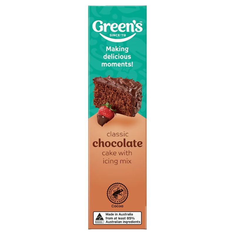 [Expiry Date: 29/10/2026] Green's Cake Mix Traditional Chocolate 440g