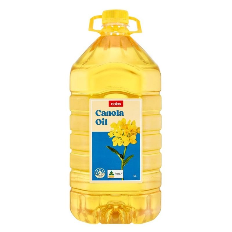[Expiry Date: 21/08/2027] Coles Canola Oil 4 Litre