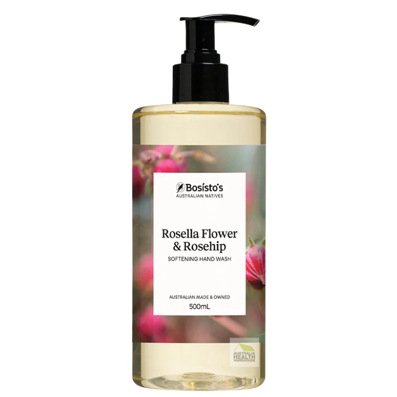 Bosisto's Rosella Flower & Rosehip Hand Wash 500mL Pump