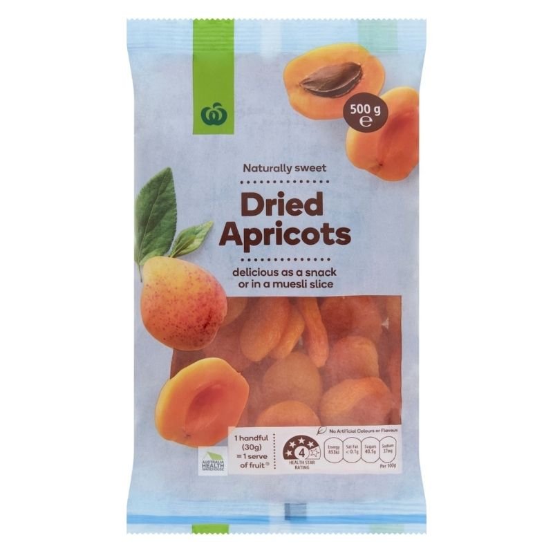 [Expiry: 17/09/2026] Woolworths Apricot Dried 500g