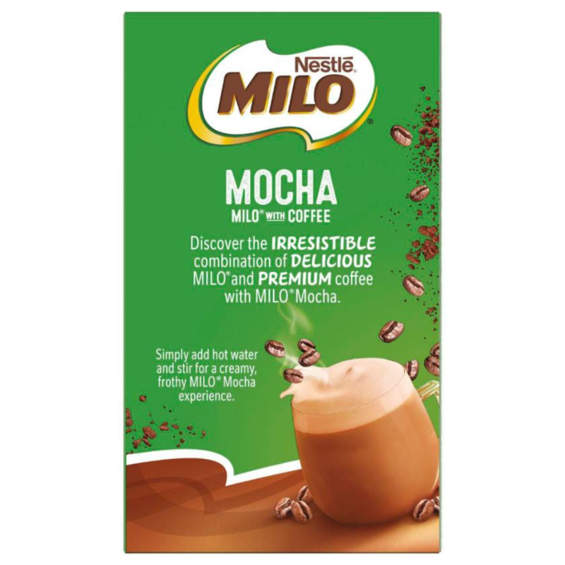 [Expiry Date: 07/2027] Milo Mocha Milo with Coffee x 8 Sachets 135g