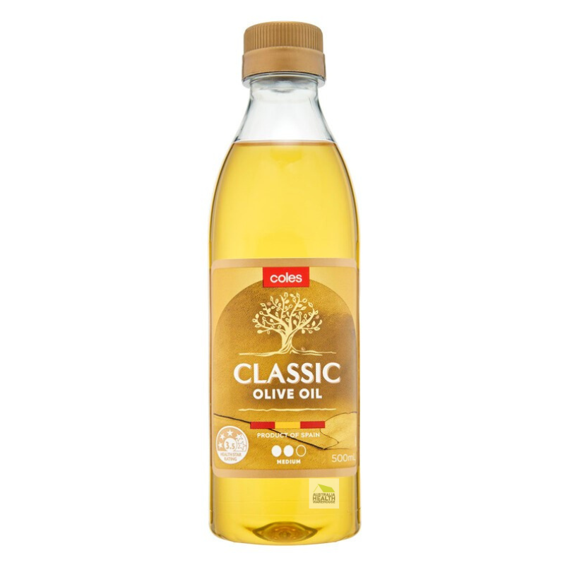 [Expiry Date: 11/07/2026] Coles Classic Olive Oil 500mL