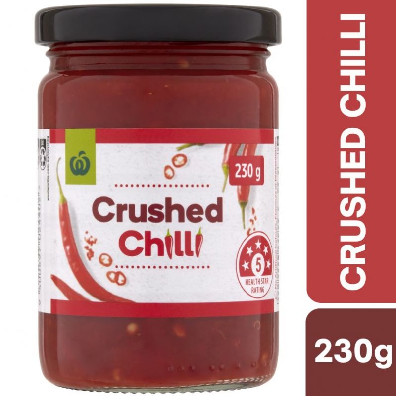 [Expiry Date: 16/04/2027] Woolworths Crushed Chilli 230g|Oz Mart