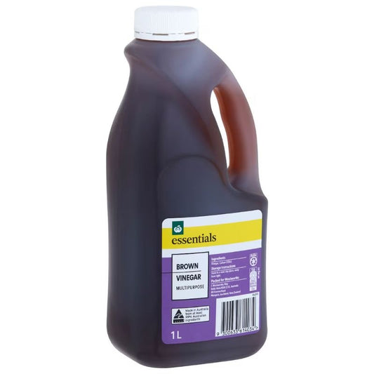 [Expiry: 23/01/2028] Woolworths Essentials Brown Vinegar 1 Litre