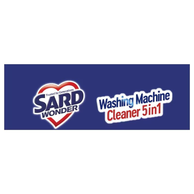 Sard Washing Machine Cleaner Antibacterial 5 In 1 Deep Clean Action 2 x 75g