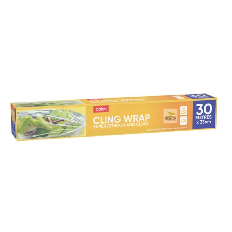 Coles Cling Wrap Super Stretch 30 Metres