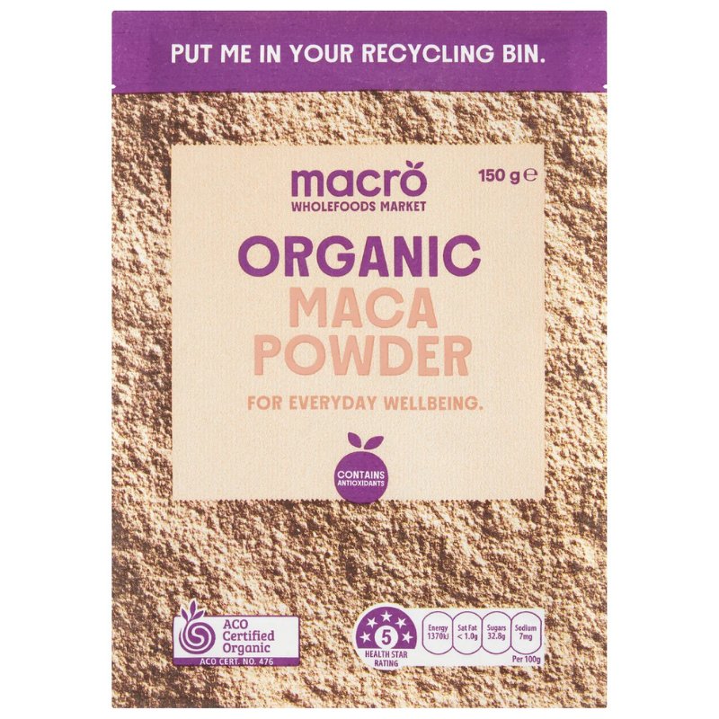 [Expiry Date: 11/02/2027] Woolworths Macro Organic Maca Powder 150g