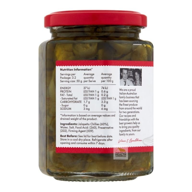 [Expiry: 05/2027] Sandhurst Sliced Jalapeno 270g