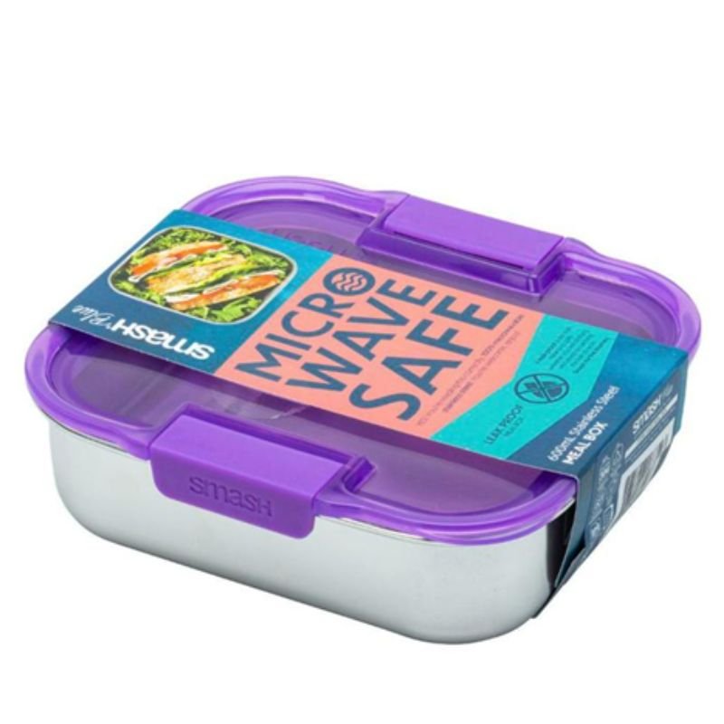 Smash Blue Stainless Steel Meal Box 600mL (PURPLE)