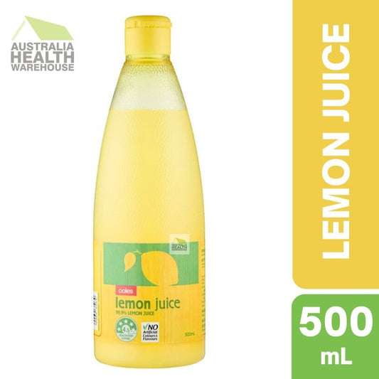 Coles Lemon Juice 500mL