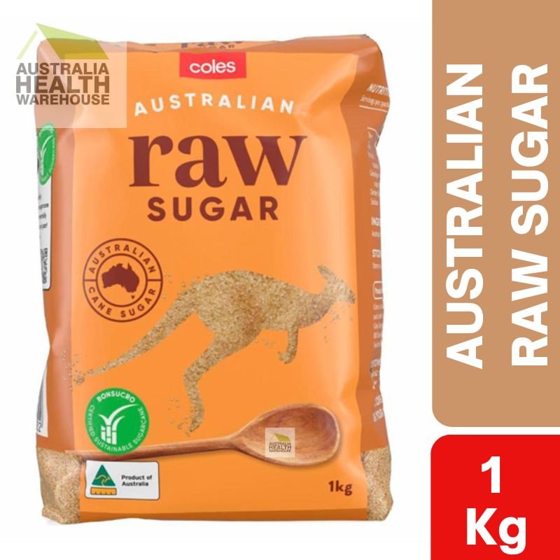 [Expiry Date: 13/08/2027]  Coles Australian Raw Sugar 1kg