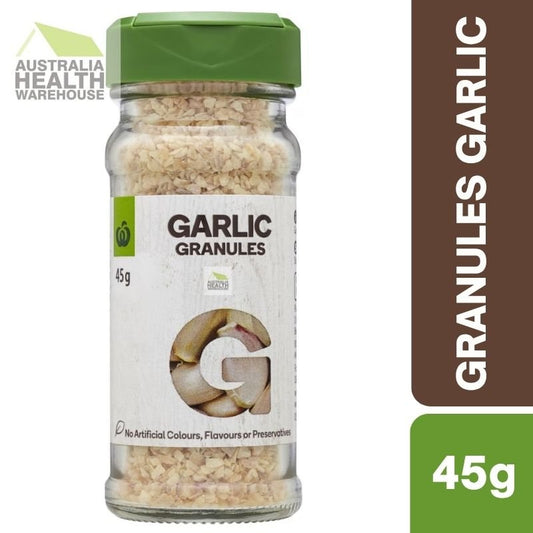 [Expiry: 08/2028] Woolworths Garlic Granules 45g