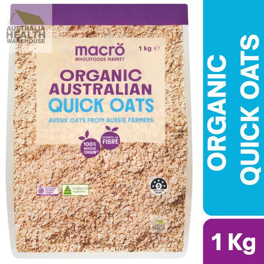 [Expiry: 02/09/2026] Woolworths Macro Organic Australian Quick Oats 1kg