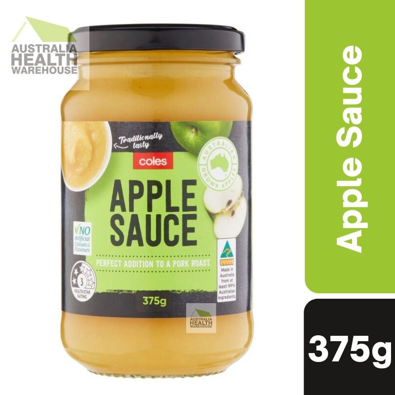 [Expiry: 18/08/2027] Coles Apple Sauce 375g