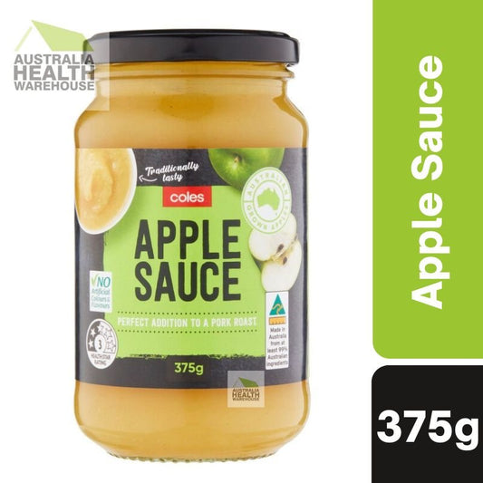[Expiry: 18/08/2027] Coles Apple Sauce 375g