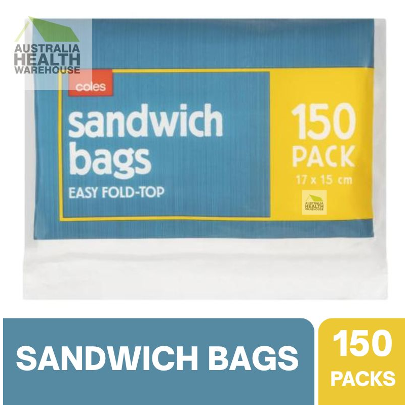 Coles Sandwich Bags 150 Pack