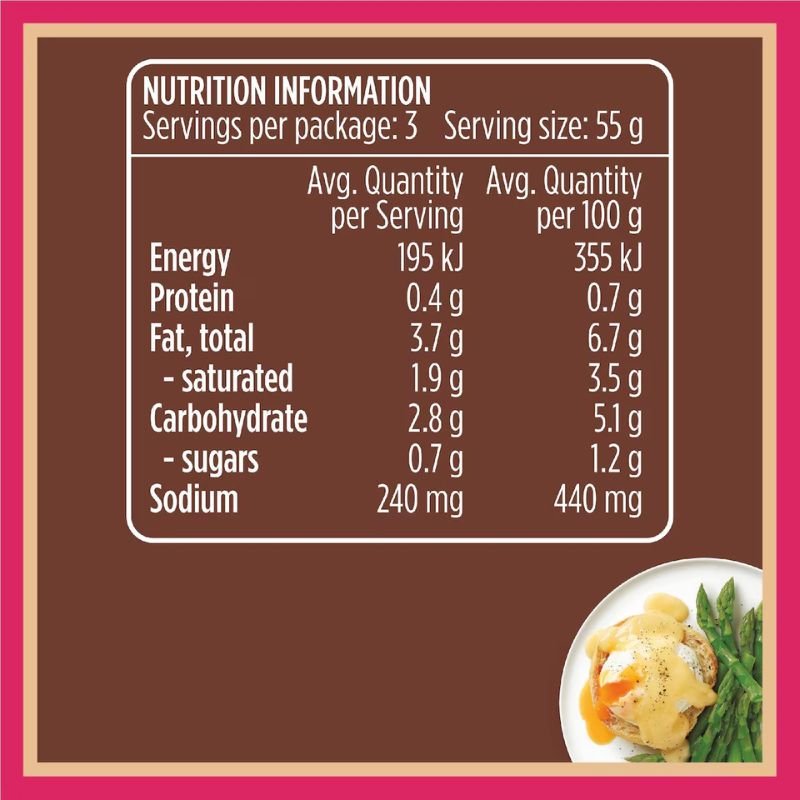 [Expiry Date: 19/02/2027] Gravox Hollandaise Sauce Liquid Pouch 165g
