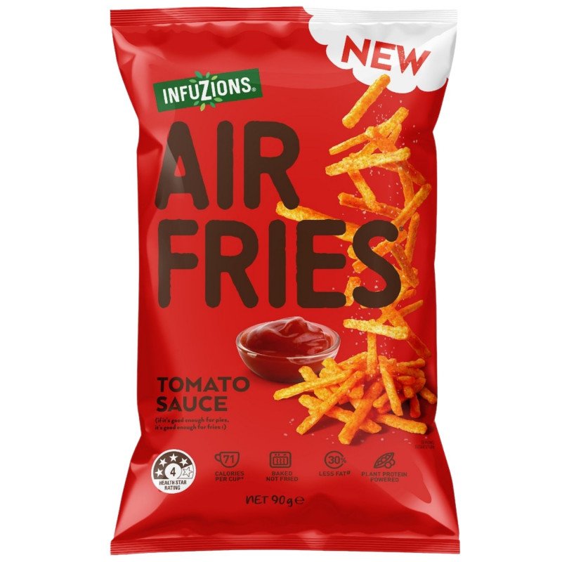 [Expiry Date: 01/03/2027] Infuzions Air Fries Tomato Sauce 90g