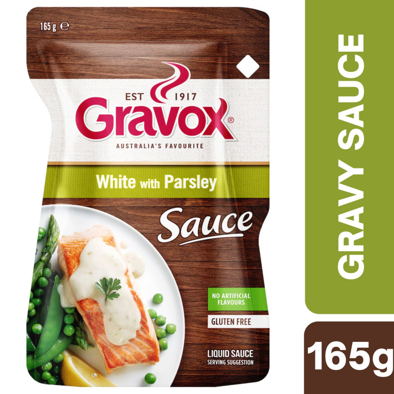 [Expiry Date: 14/04/2027] Gravox White with Parsley Liquid Pouch 165g