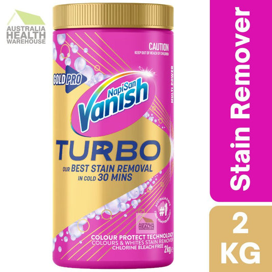 [Expiry Date: 12/2027] Vanish Gold Pro Turbo Stain Remover Powder 2kg
