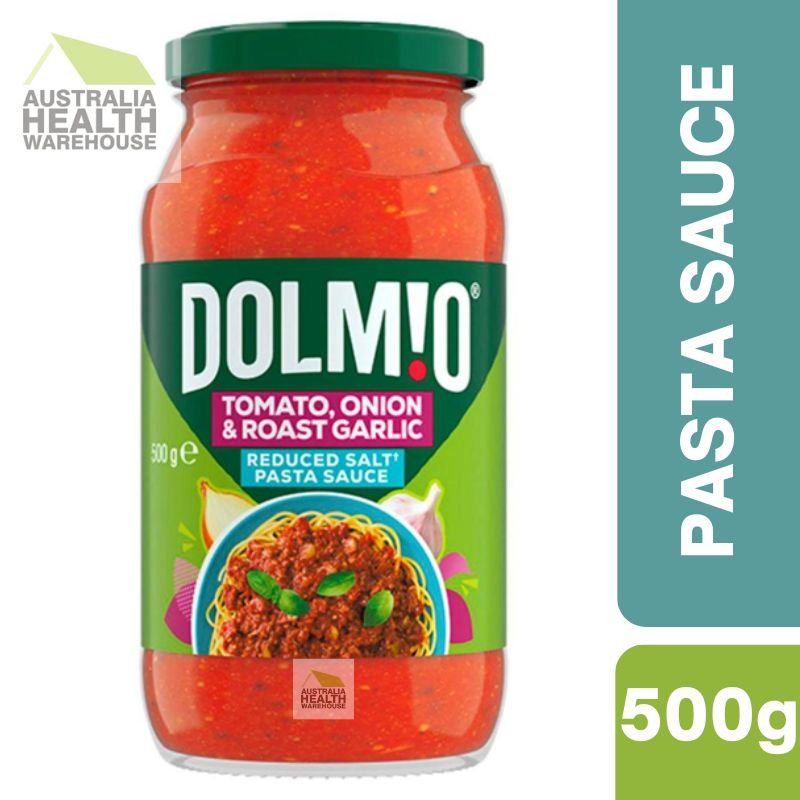 [Expiry Date: 26/04/2027] Dolmio Tomato, Onion & Roast Garlic Salt Reduced Pasta Sauce 500g