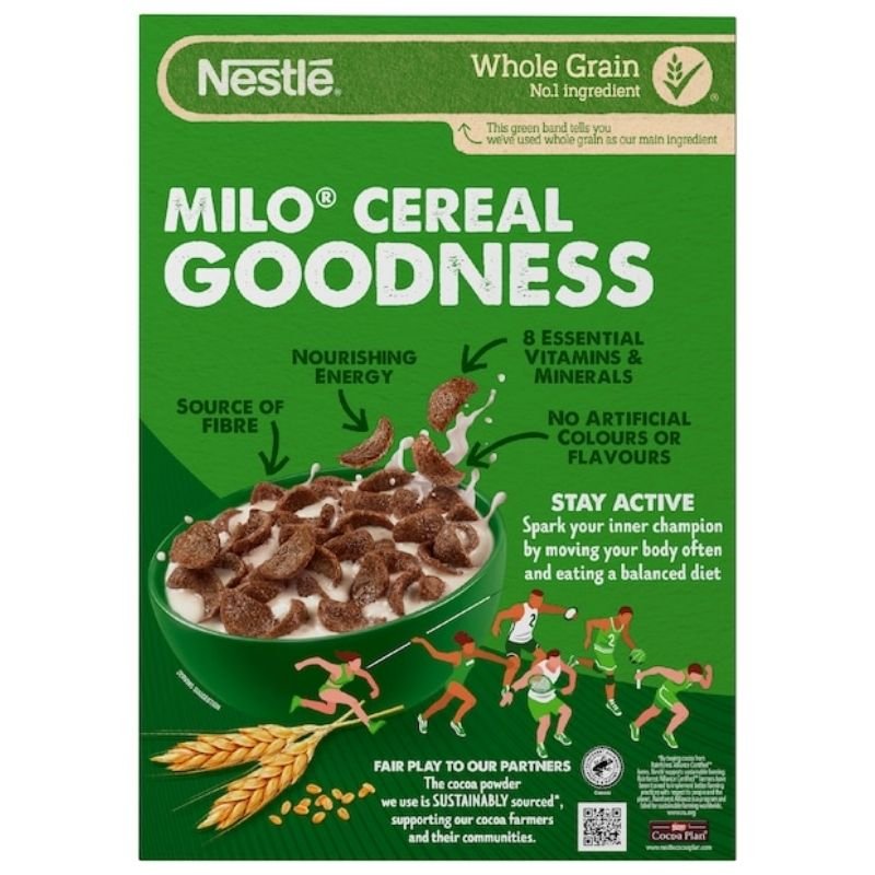 [Expiry Date: 17/01/2027] Nestle Milo Breakfast Cereal 350g