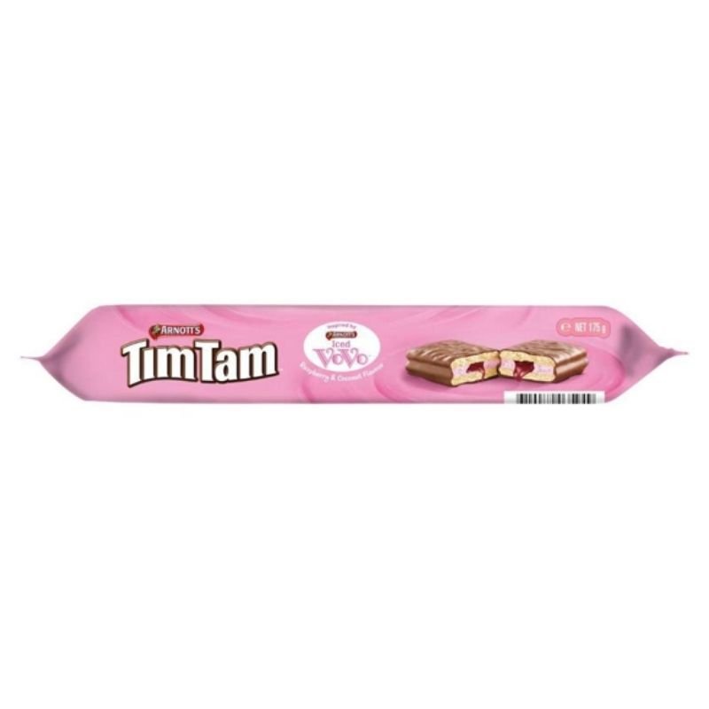 [Expiry Date: 07/01/2027] Arnott's Tim Tam Iced Vovo Biscuits 175g