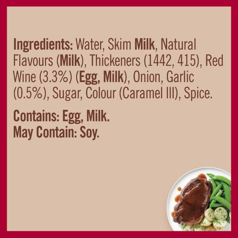 [Expiry Date: 19/05/2027] Gravox Roast Meat with Red Wine & Garlic Liquid Gravy Pouch 165g