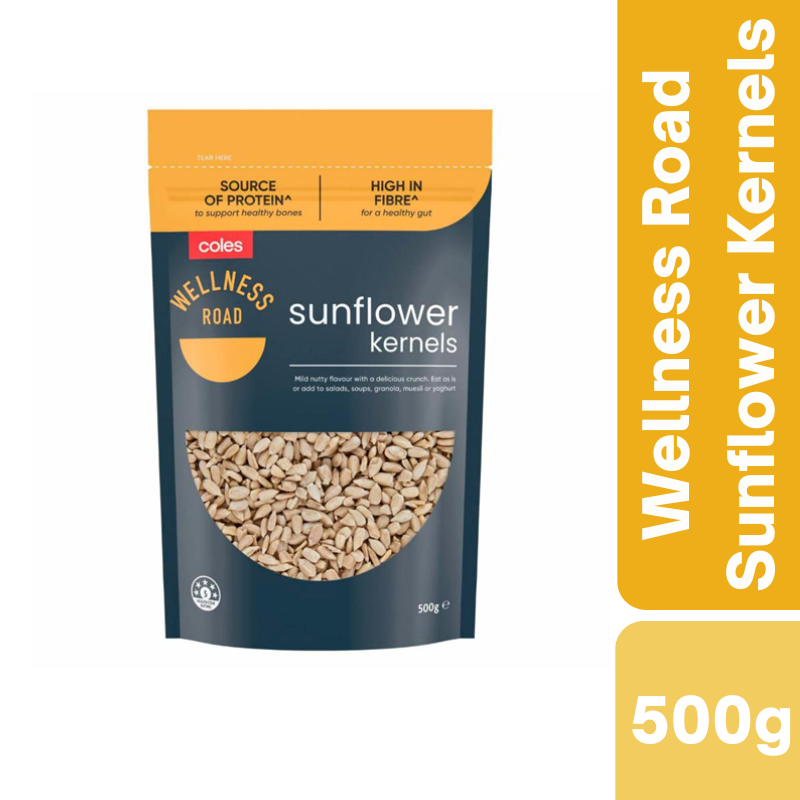 Coles Wellness Road Sunflower Kernels 500g