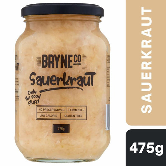 [Expiry Date: 12/12/2028] Bryne Co Sauerkraut 475g