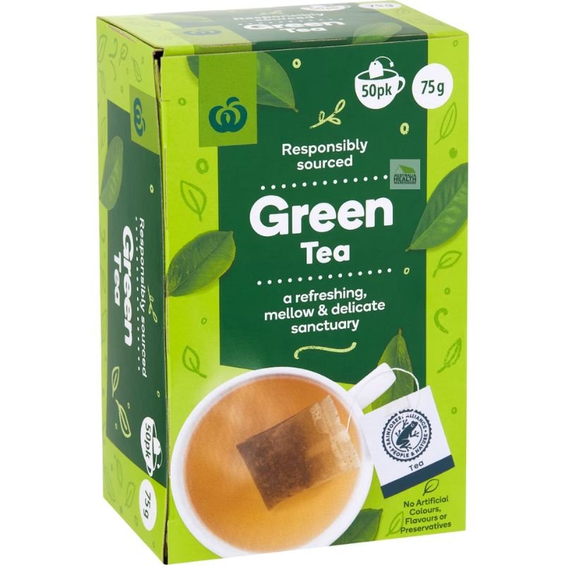 [Expiry: 05/09/2027] Woolworths Green Tea 40 pack 75g