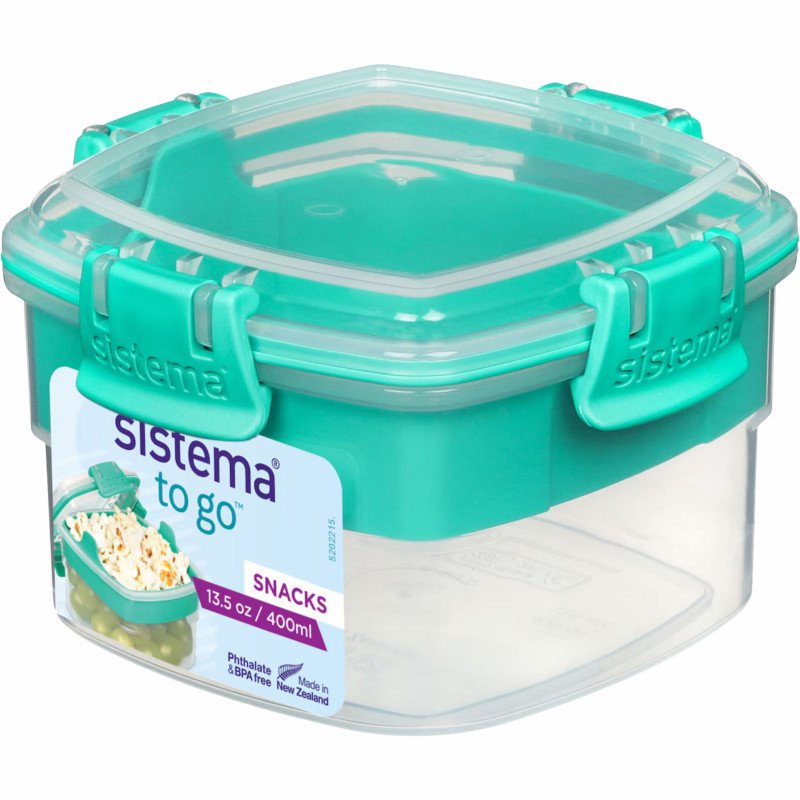 Sistema To Go Snacks Food Container 400mL (Green)