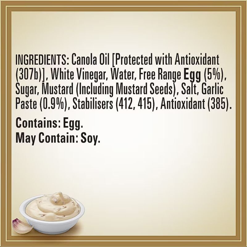 [Expiry:17/03/2027] Heinz Seriously Good Garlic Aioli 295mL