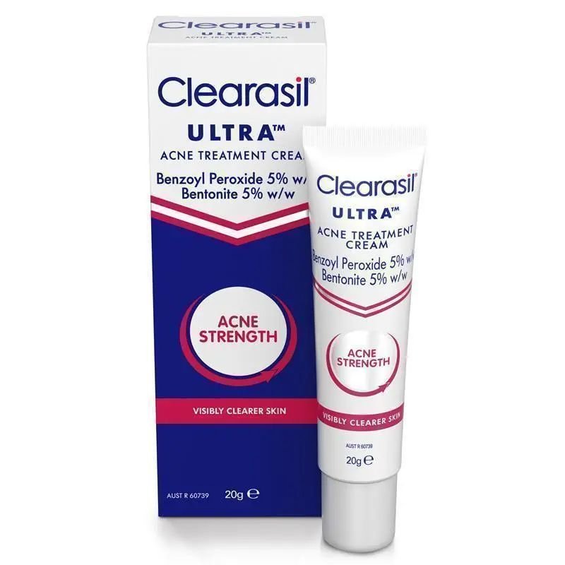 [Expiry: 09/2027] Clearasil Ultra Acne Treatment Cream – Extra Strength 20g