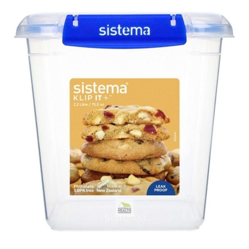 Sistema KLIP IT Plus Square Food Storage Container 2.2 Litre