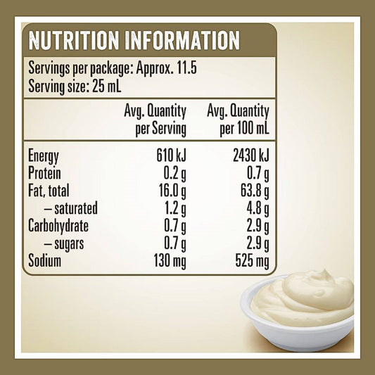 [Expiry Date: 16/12/2026] Heinz Seriously Good Original Mayonnaise 295mL