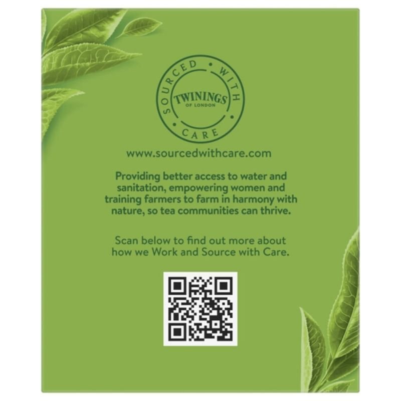 [Expiry: 25/08/2028] Twinings Pure Green Tea Bags 10 Pack 15g