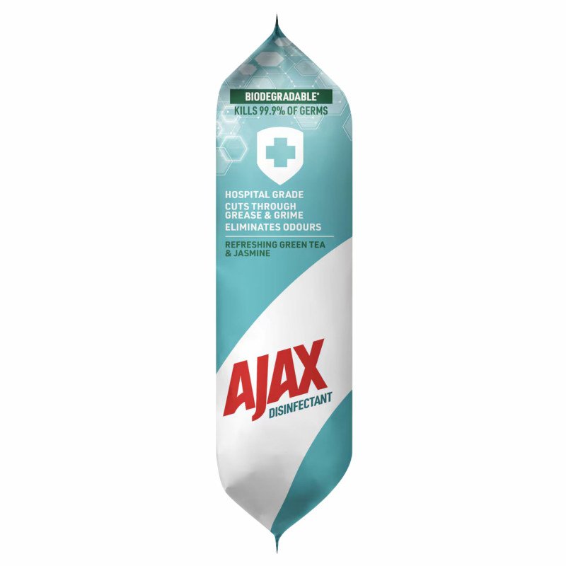 [Expiry Date: 25/11/2027] Ajax Disinfectant Hospital Grade Green Tea & Jasmine 110 Wipes