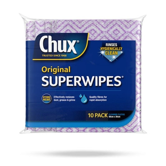 Chux Original Superwipes 10 Pack ( PURPLE)