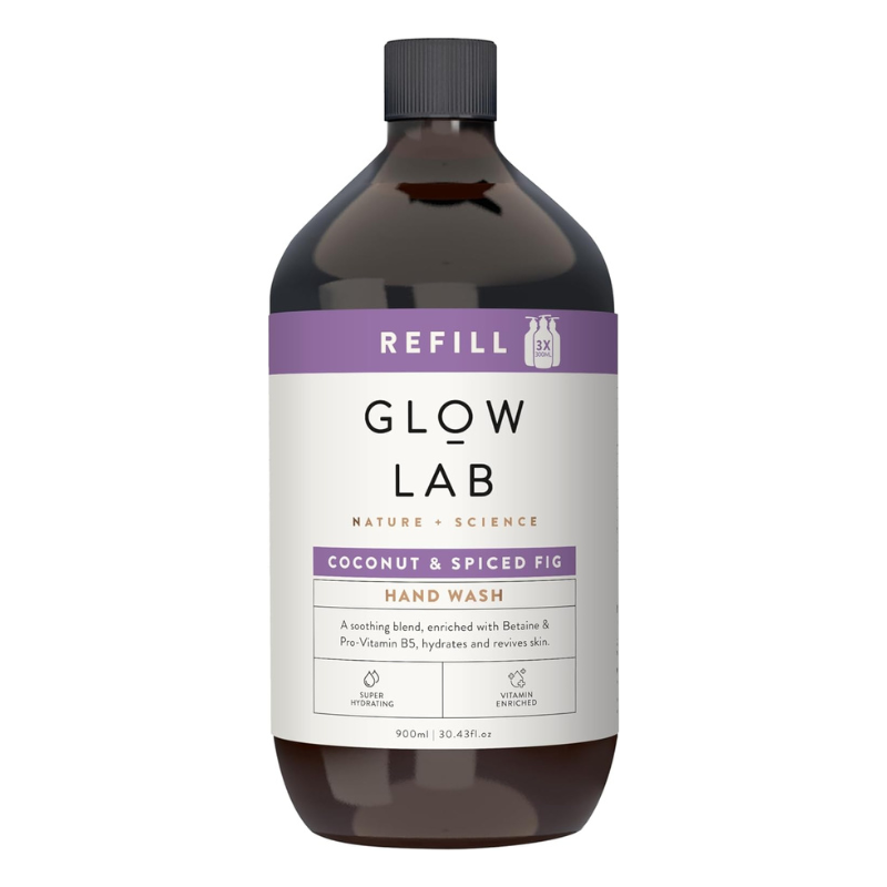 [Expiry: 01/2026] Glow Lab Coconut & Spiced Fig Refill Hand Wash 900mL