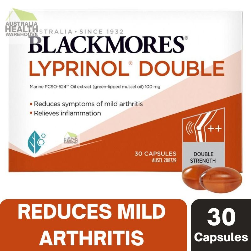 [Expiry: 01/2027] Blackmores Lyprinol Double 30 Capsules