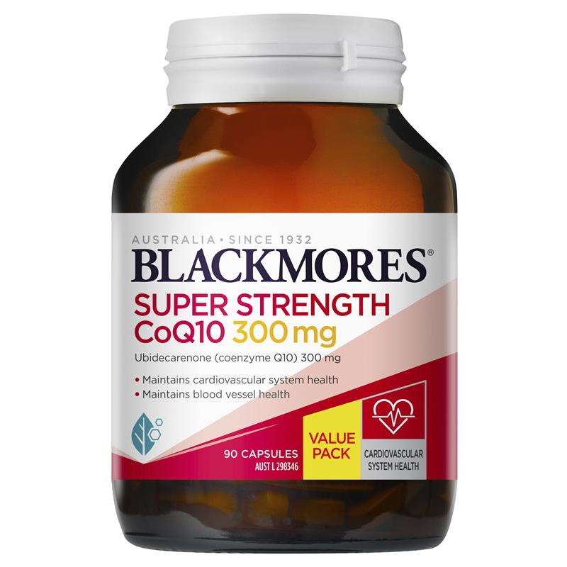 [Expiry: 01/2027] Blackmores Super Strength CoQ10 300mg 90 Capsules