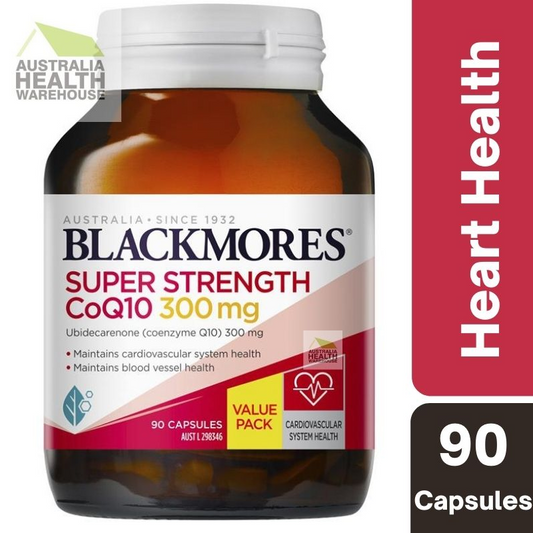 [Expiry: 01/2027] Blackmores Super Strength CoQ10 300mg 90 Capsules