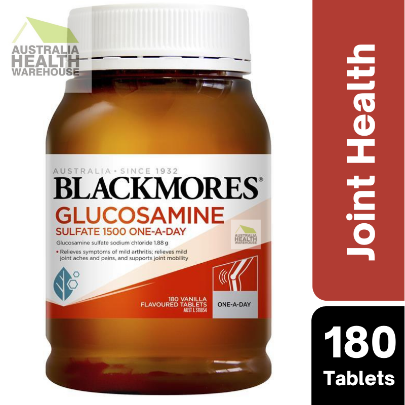 [Expiry: 07/2027] Blackmores Glucosamine Sulfate 1500 One-A-Day 180 Tablets