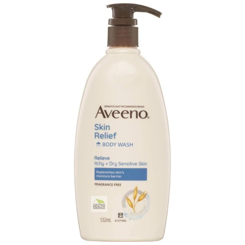 [Expiry: 02/2026] Aveeno Skin Relief Body Wash Fragrance Free 532mL